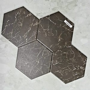 Buy Hexagonal White & Black Matte Tiles Online Near Point Cook | Quality Tile Supply