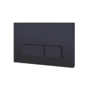 Buy ABS Matt Black Panel Square Button CCS-854B Near Bundoora | Melbourne Bathroom Accessories