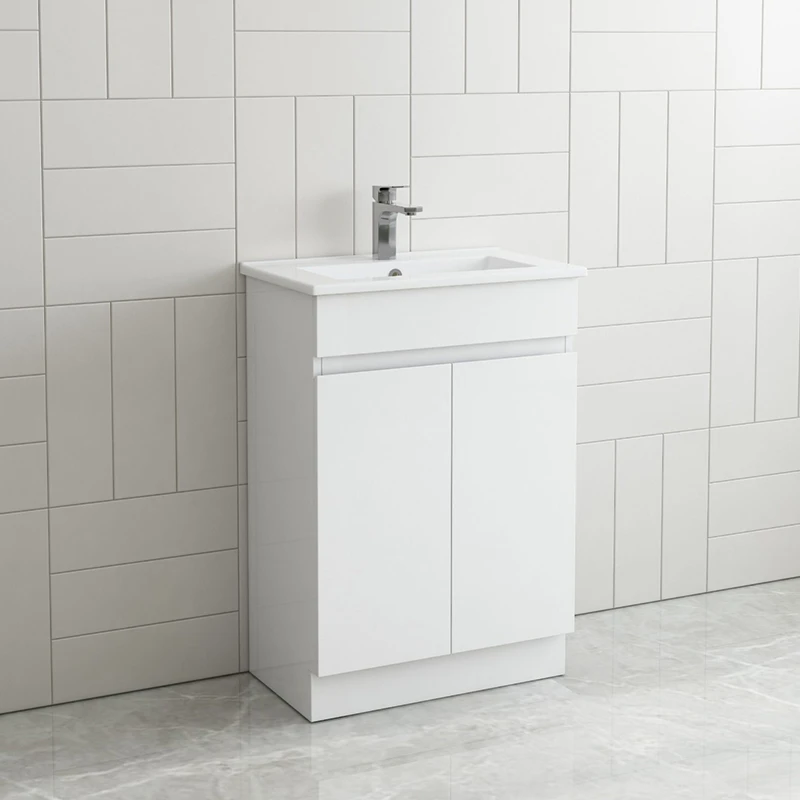 600mm-White-Gloss-Floor-Standing-Vanity