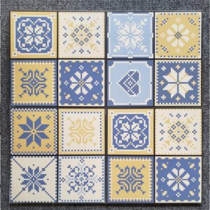 Multi Colour Minecraft Art Tiles Supply near Warrandyte