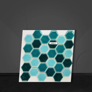 Sea Green Hexagonal Mosaic Tiles Supply Near Mickleham