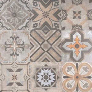 Multi-Design Brown & Grey Art Tiles