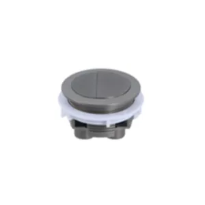 Gun Grey Round Toilet Button